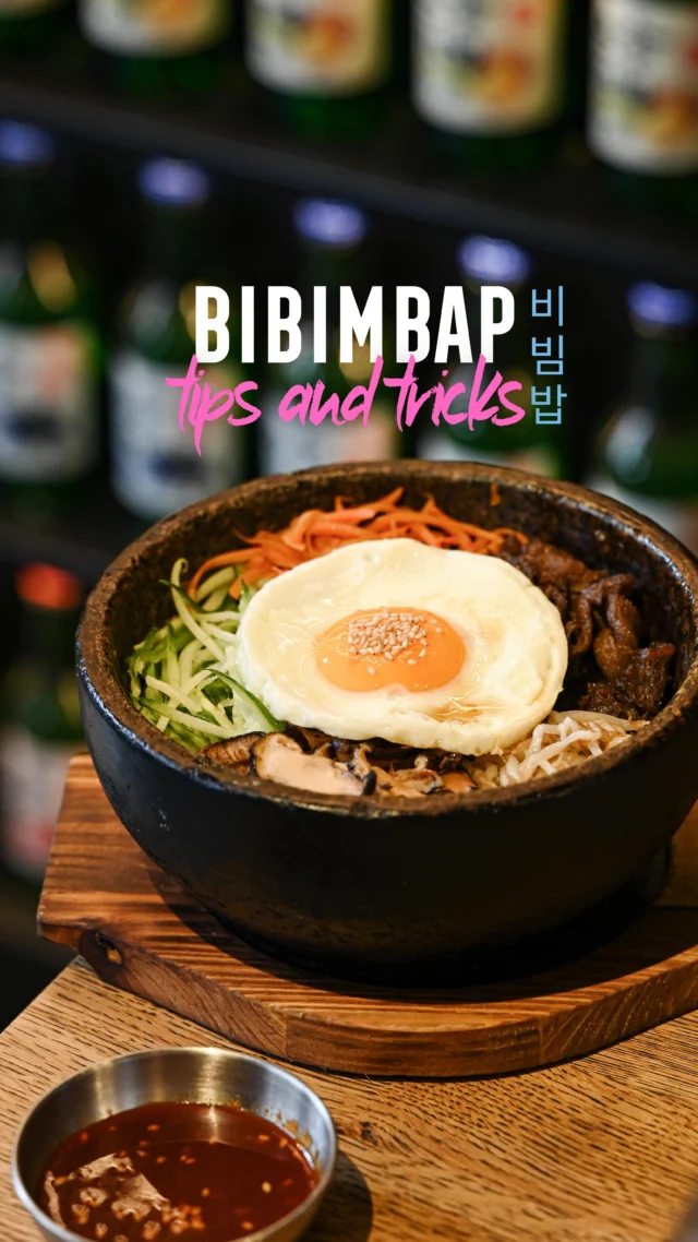 Are you eating bibimbap like a real Korean? 👀🥢 Let’s break the rules (or follow them 👇) — tips & tricks to level up your bowl game! 🇰🇷🔥

_____
#kvibes #kfood #koreanfood #sojubar #foodhack #bibimbap #tipsandtricks